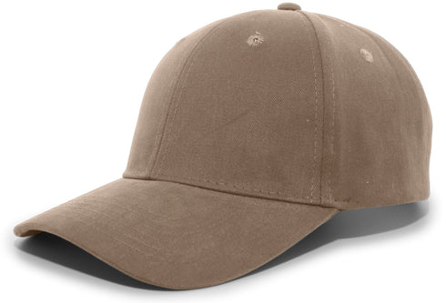 Pacific Headwear Brushed Cotton Twill Hook-And-Loop Adjustable Cap (101C), Color 'Bedrock'